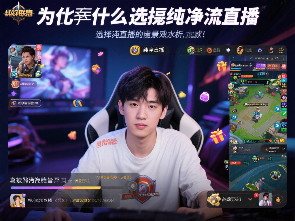 英雄联盟纯净流直播，沉浸体验最真实游戏乐趣！